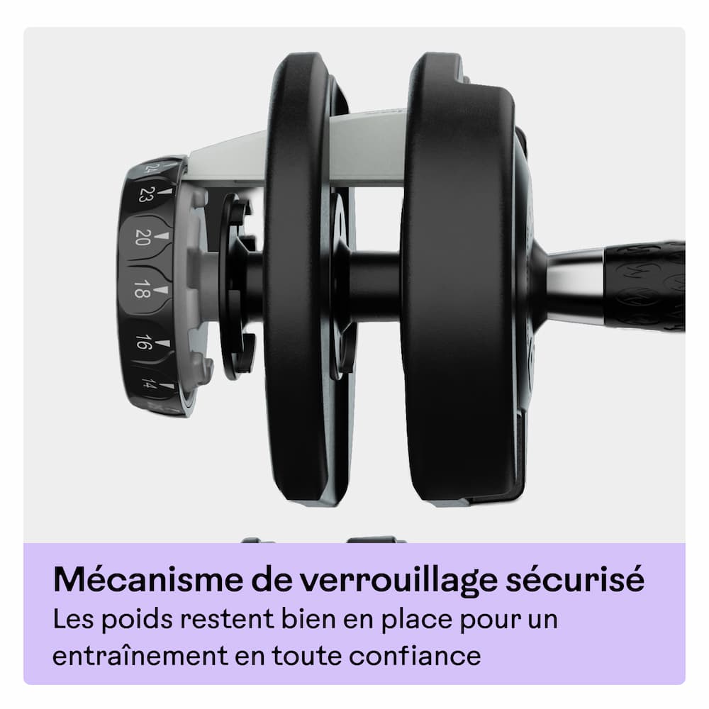 Haltère Réglable Bowflex SelectTech 52 DB 2 à 24 kg