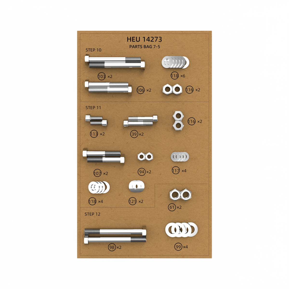 Kit de visserie 7-5