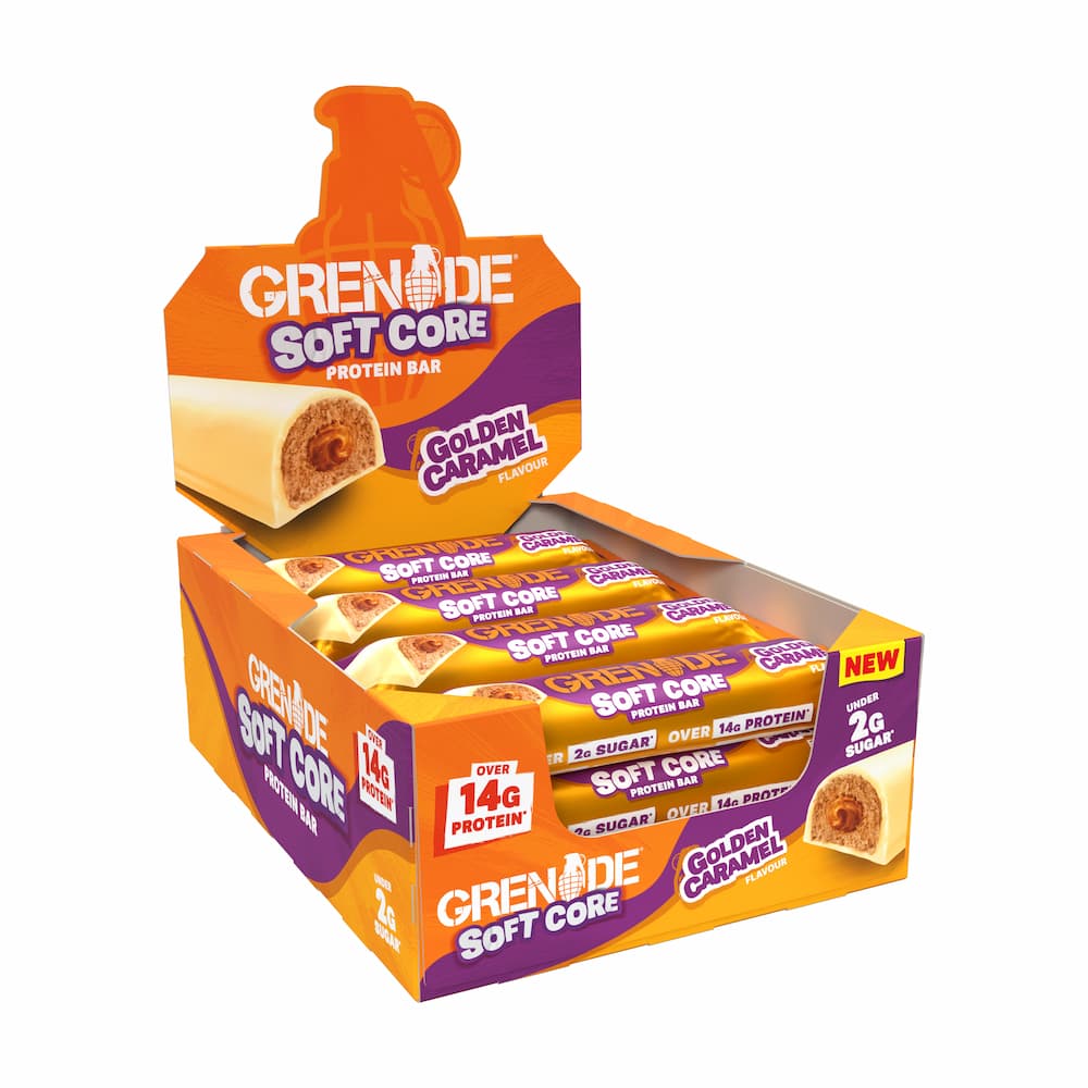 Soft core protein bar