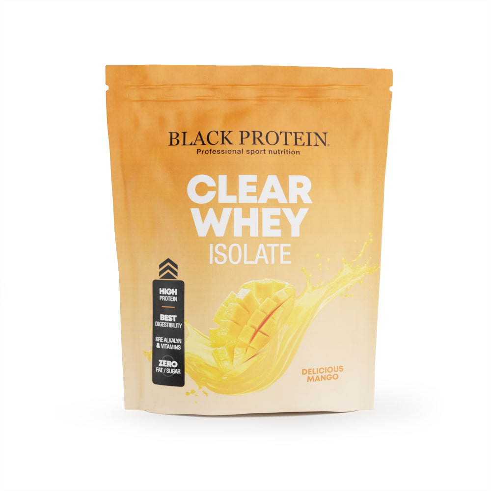 Clear whey isolate BLACK-PROTEIN Doypack de 600 g Fraise BLACLEW600PO