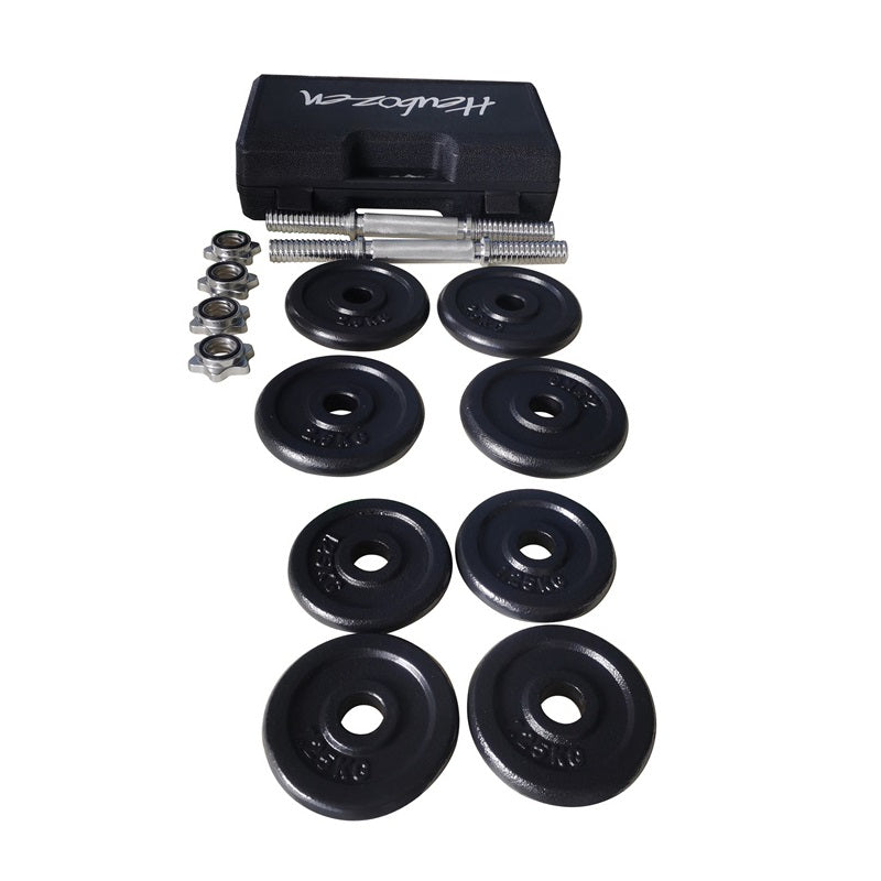 Valise de fonte noire 20 kg HEUBOZEN - FitnessBoutique