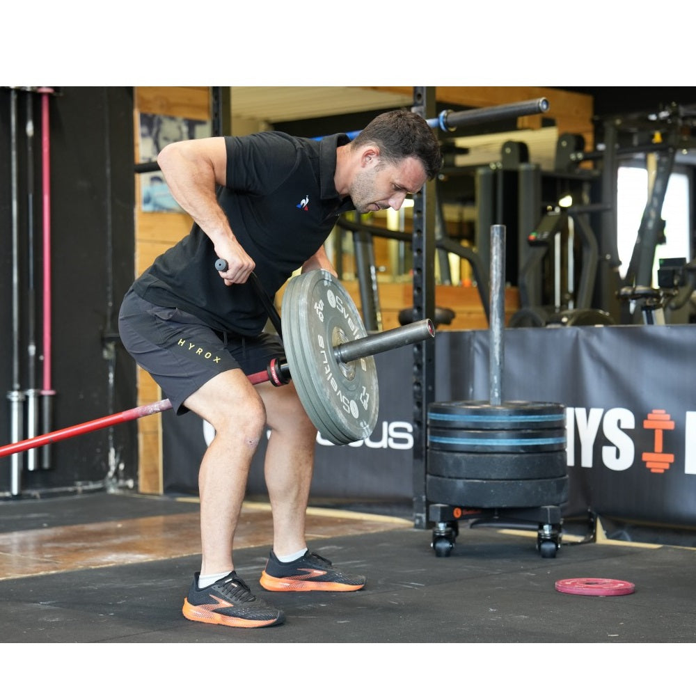 Poignée T-bar core trainer SVELTUS - FitnessBoutique