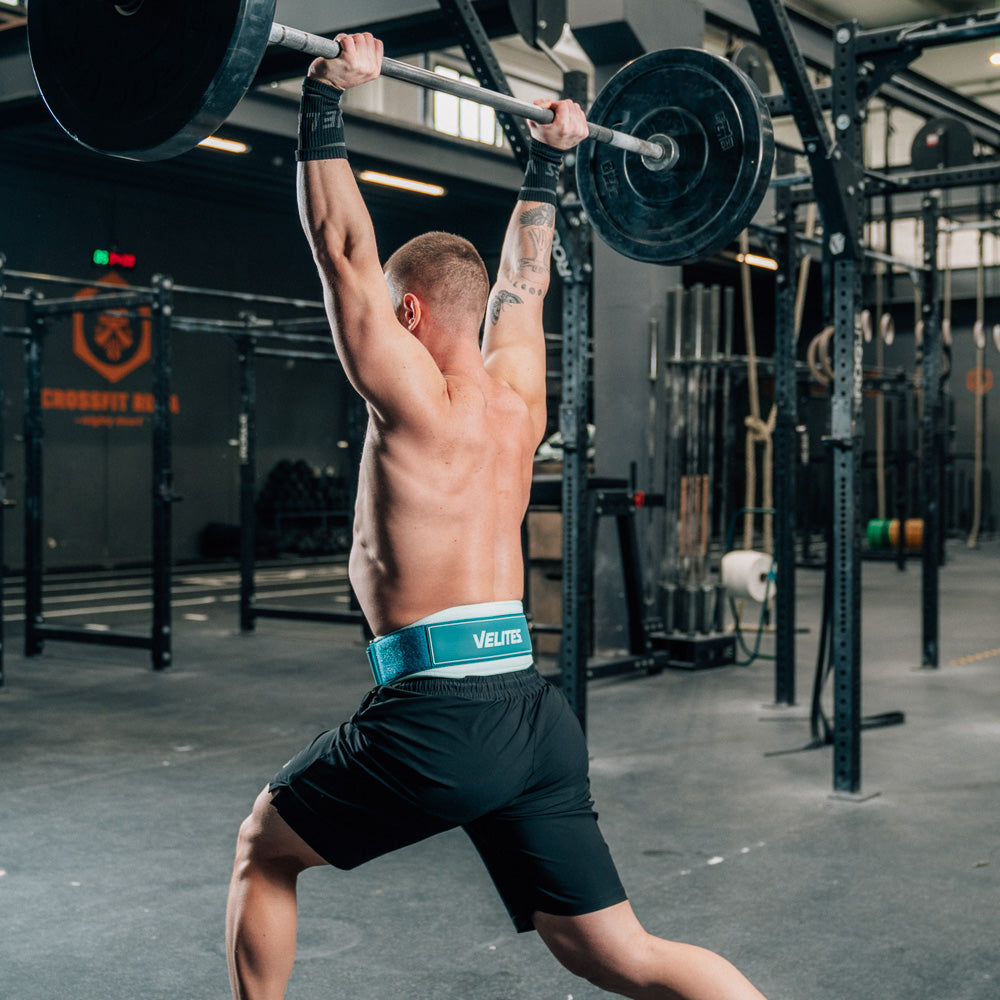 Ceinture Haltérophilie Bleue Taille M