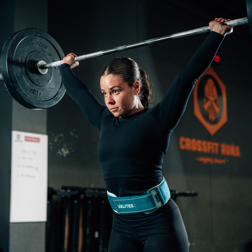 Ceinture Haltérophilie Bleue Taille M