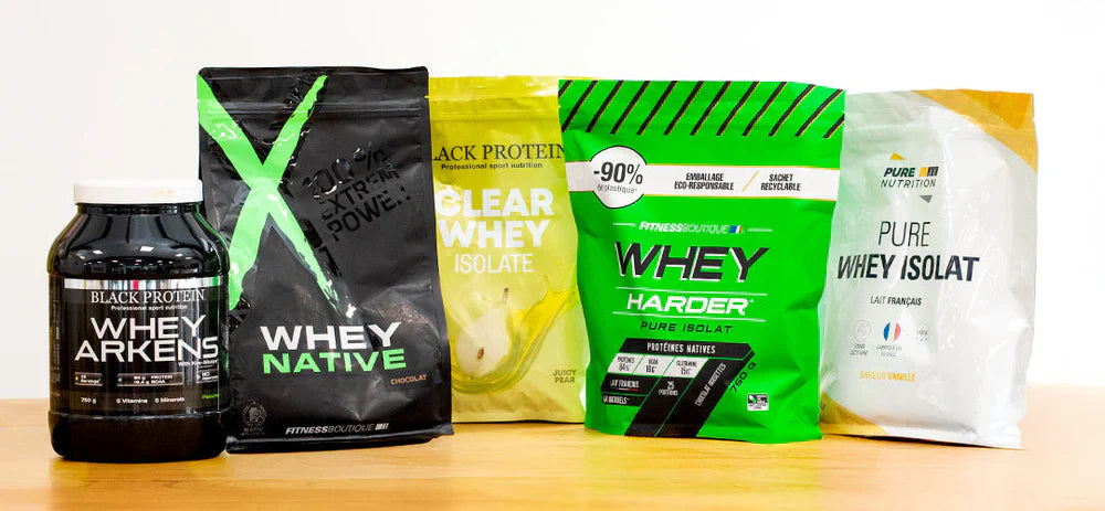 Quels sont les différents types de Whey Protéine qui existent ?