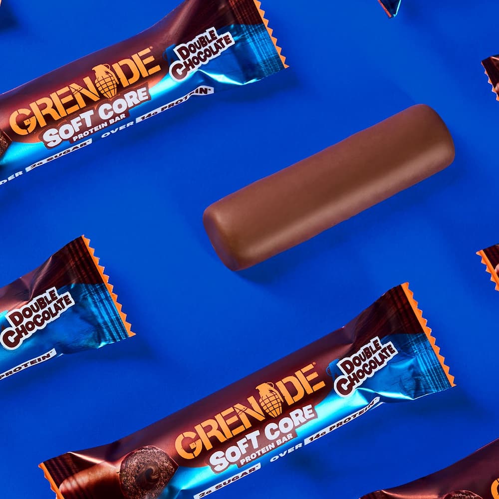 Soft core protein bar