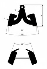 Poignée ergonomique 237mm