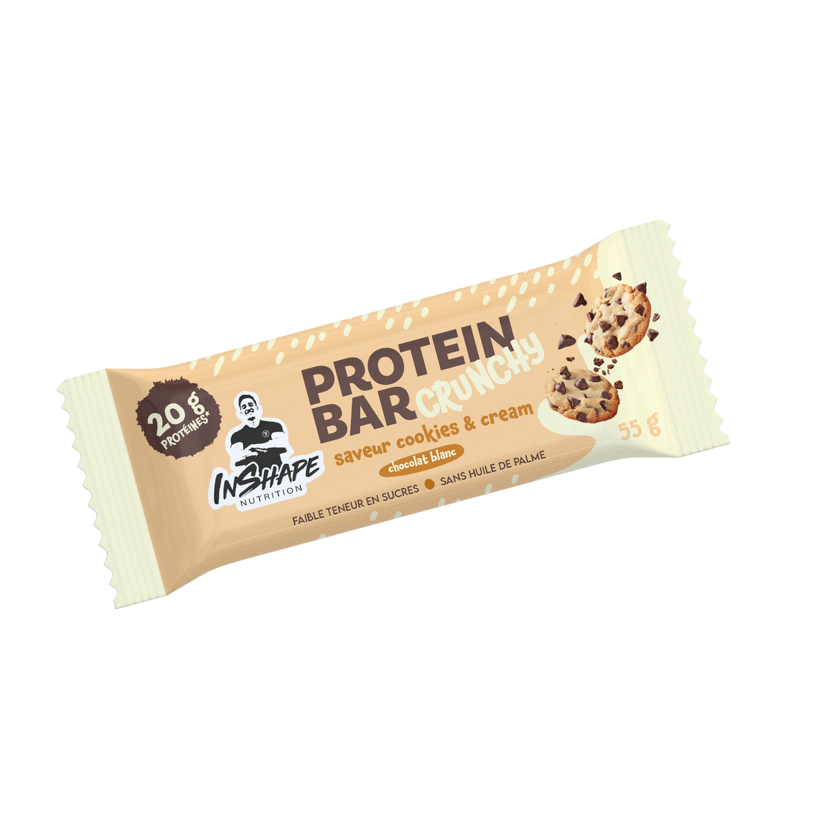 Protein Bar Crunchy 55 g TIBO INSHAPE Barre de 55 g Cacahuète ...
