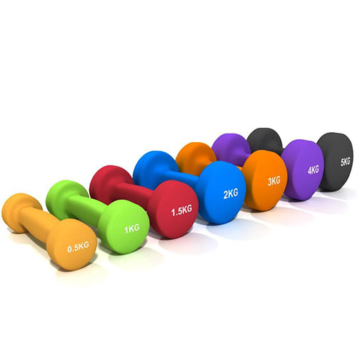 Haltères En Vinyle Et Fonte 1kg-6kg Par DONATIF - Fitness, Musculation, Yoga, Antidérapants