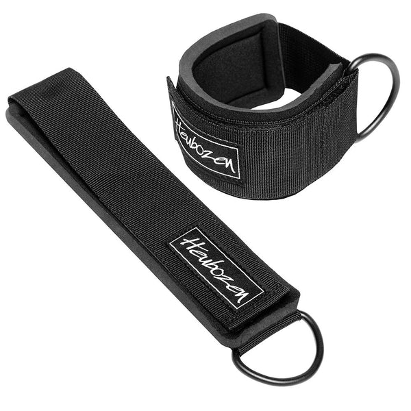 Sangles De Sport Croisées En Cuir Noir - Pour Chevilles, Style Croisé - Accessoire Fitness, Danse, Entraînement 2023 - 5